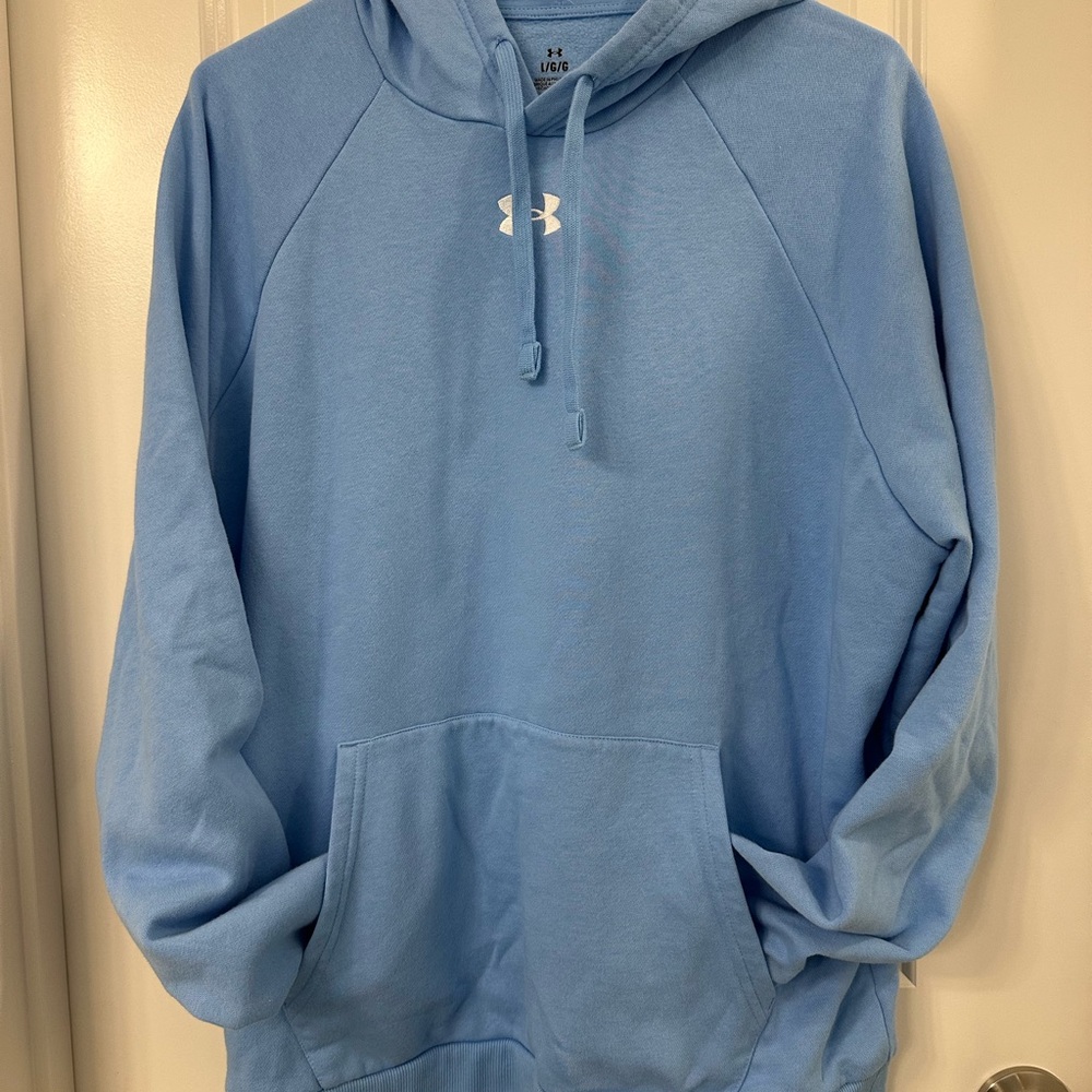 Under Armour Men's Light Blue Hoodie